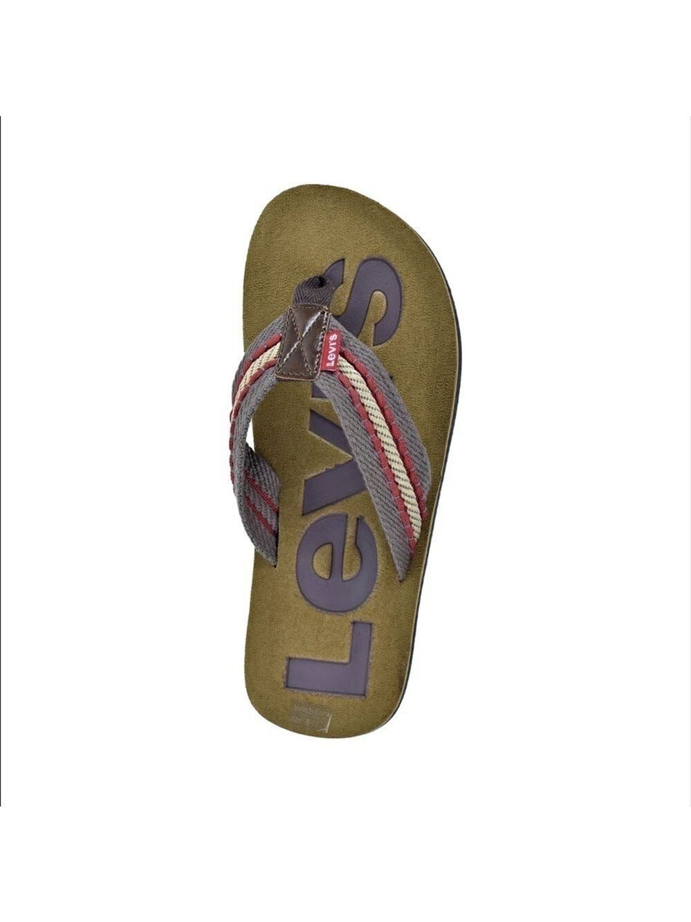 Levi’s Kyle Casual brown red flip flop sandal men’s 12